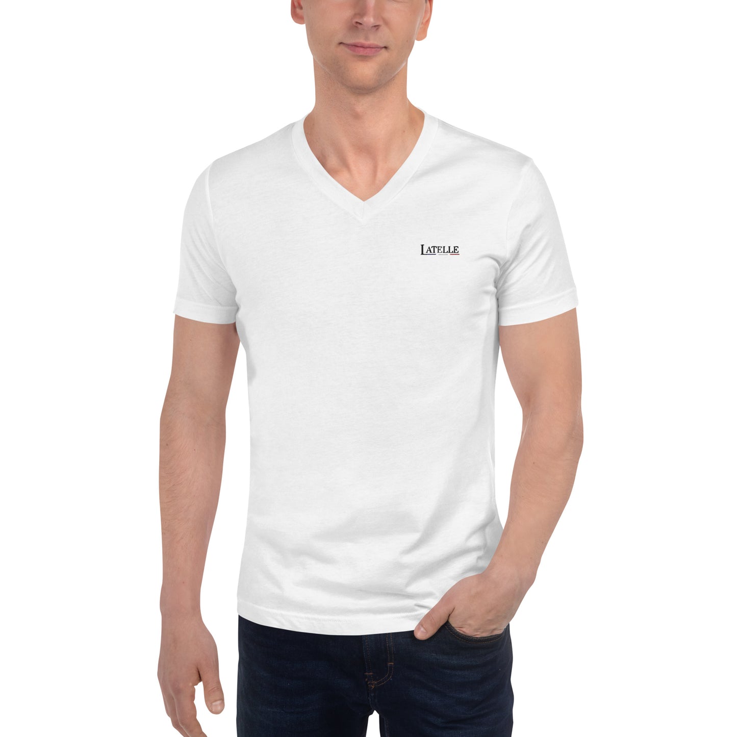 V-ringad | T-shirt | Herr